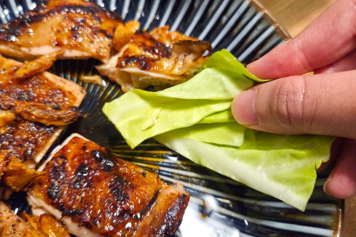 鶏のニンニク焼き