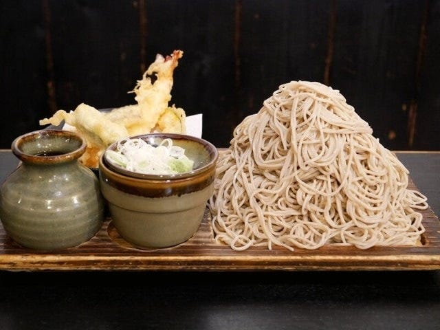 つけ天(税込968円)※富士山盛り無料(2021年8月21日撮影)