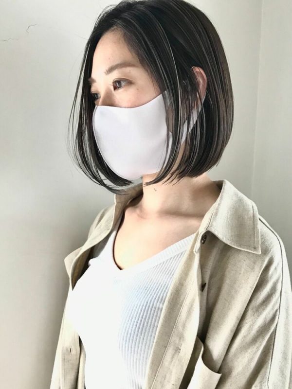 面長さんに似合うワンレンボブ 憧れのヘアスタイルで小顔見えを叶えよう モデルプレス