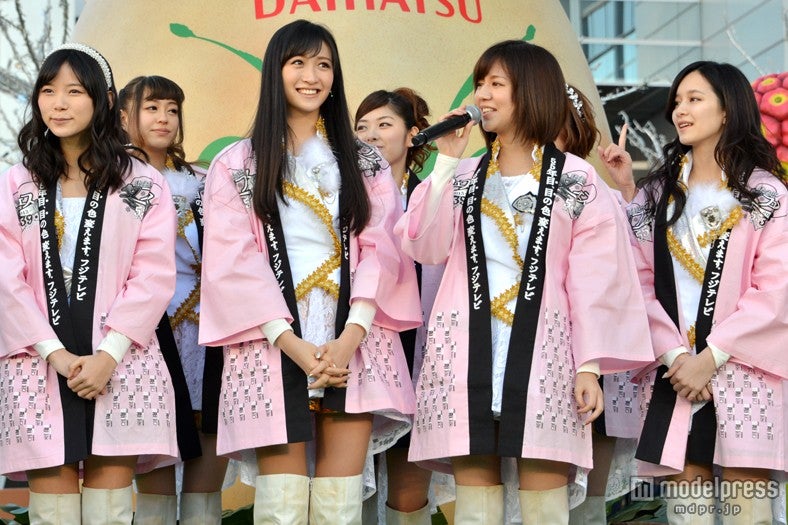 アイドリング！！！（左から）朝日奈央、大川藍、横山ルリカ、橘ゆりか、遠藤舞、三宅ひとみ