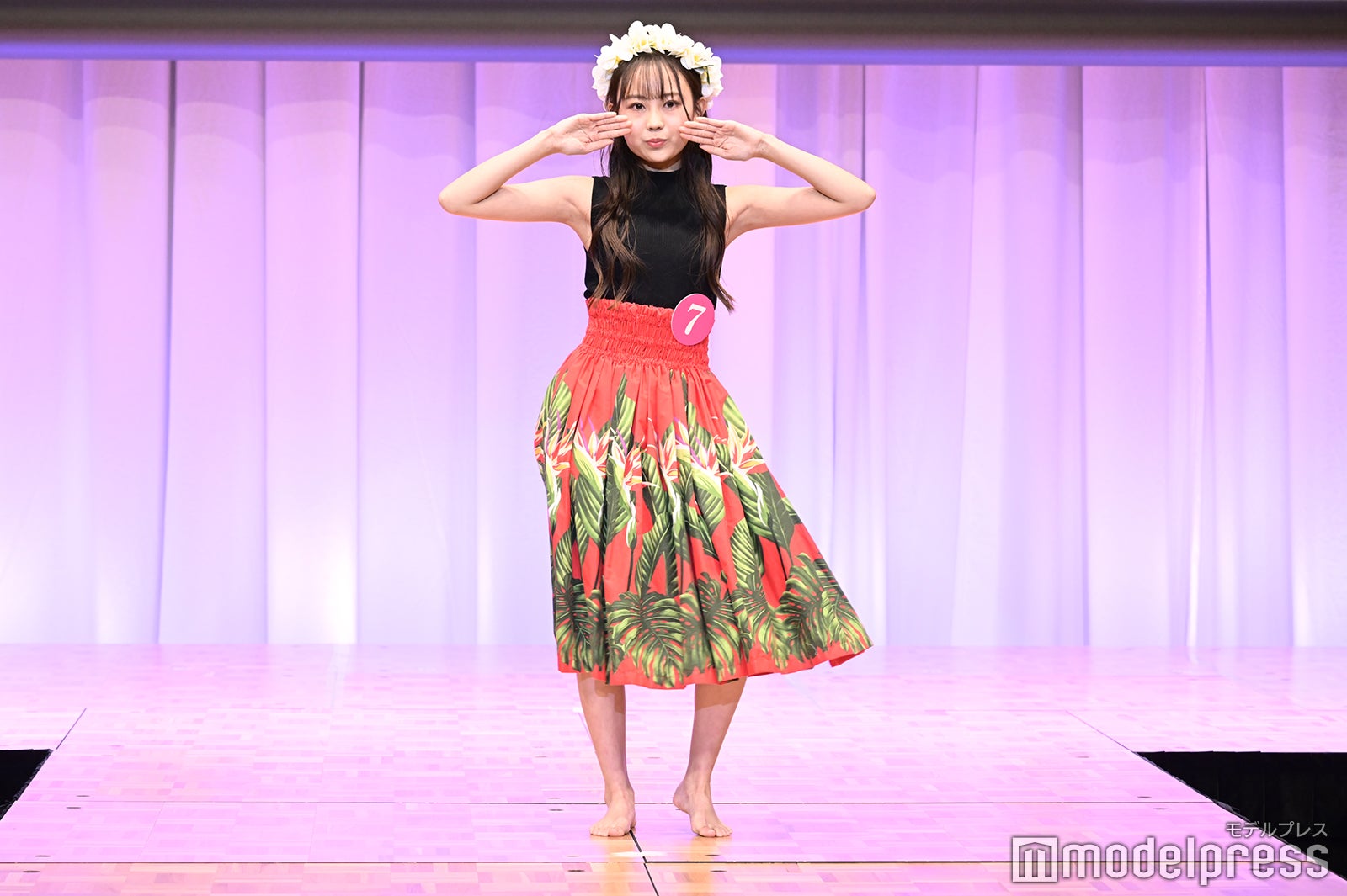 渡辺怜亜さん「2023ミス・ティーン・ジャパン」の様子 （C）モデルプレス