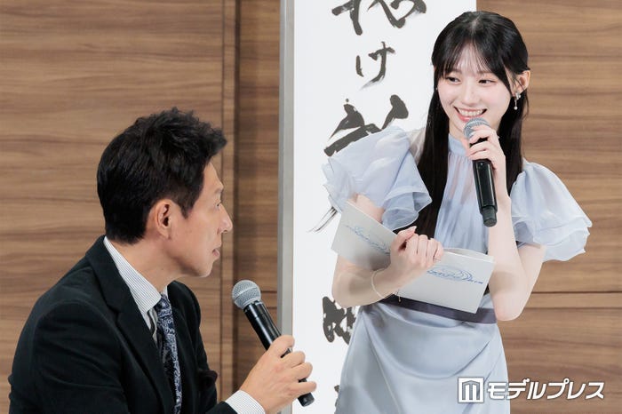 松岡修造、川崎桜(C)モデルプレス