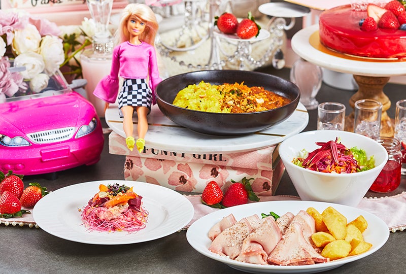 ストロベリーホリック～バービー×いちごコレクション～／画像提供：ザ ストリングス 表参道