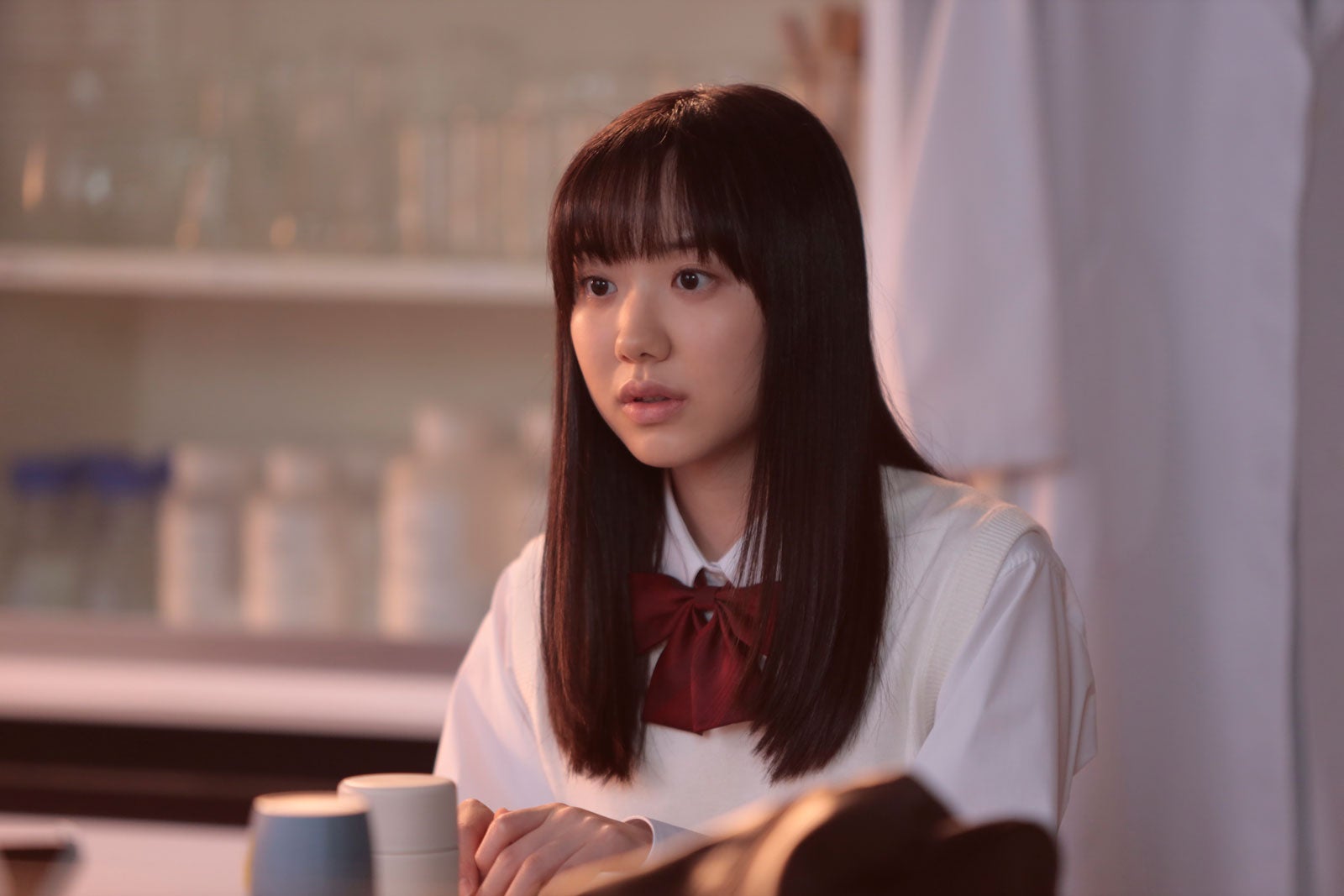 芦田愛菜「最高の教師 1年後、私は生徒に■された」第3話より（C）日本テレビ