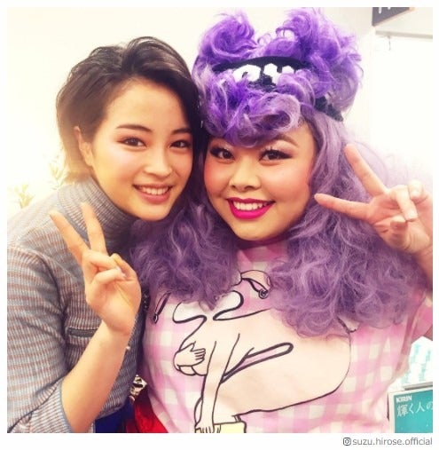 広瀬すず＆渡辺直美、密着2ショットが「最高にインスタ映え」と話題