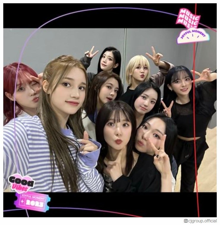 イメチェン後のKep1er（後列から）チェヒョン、シャオティン、ヒュニンバヒエ、ダヨン、ヒカル、ユジン、イェソ、マシロ、ヨンウン／CJグループ公式Instagram