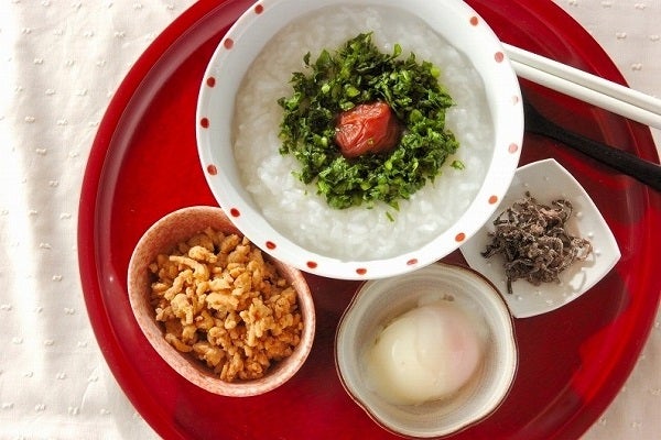 トッピングで楽しむおかゆ