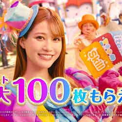 生見愛瑠／新TVCM「LINE：Disney Tsum Tsum 10周年ケタちがいANNIVERSARY」篇より（提供写真）