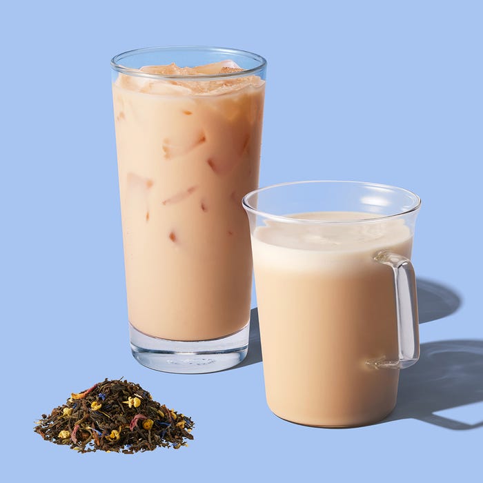 アールグレイ ブーケ ディライト ティー ラテ(Hot / Iced)/提供画像