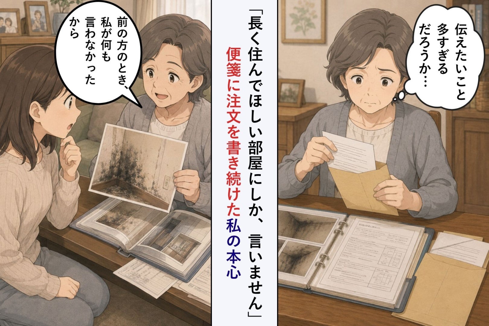 「長く住んでほしい部屋にしか、言いません」便箋に注文を書き続けた私の本心