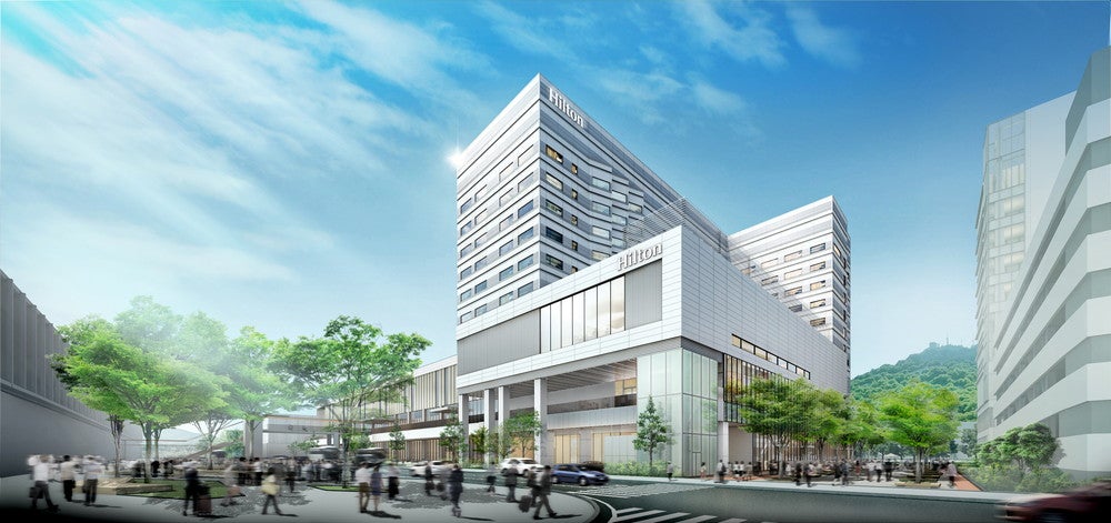 「ヒルトン長崎」街並みを望むサウナ付温浴施設＆多彩なレストラン併設