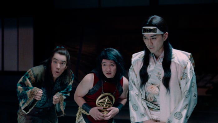 桐谷健太、濱田岳、松田翔太「無敵の父、登場」篇(提供写真)