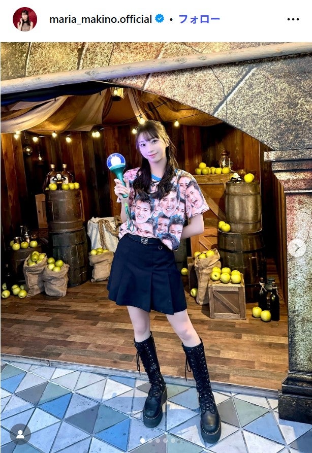 牧野真莉愛Instagramより