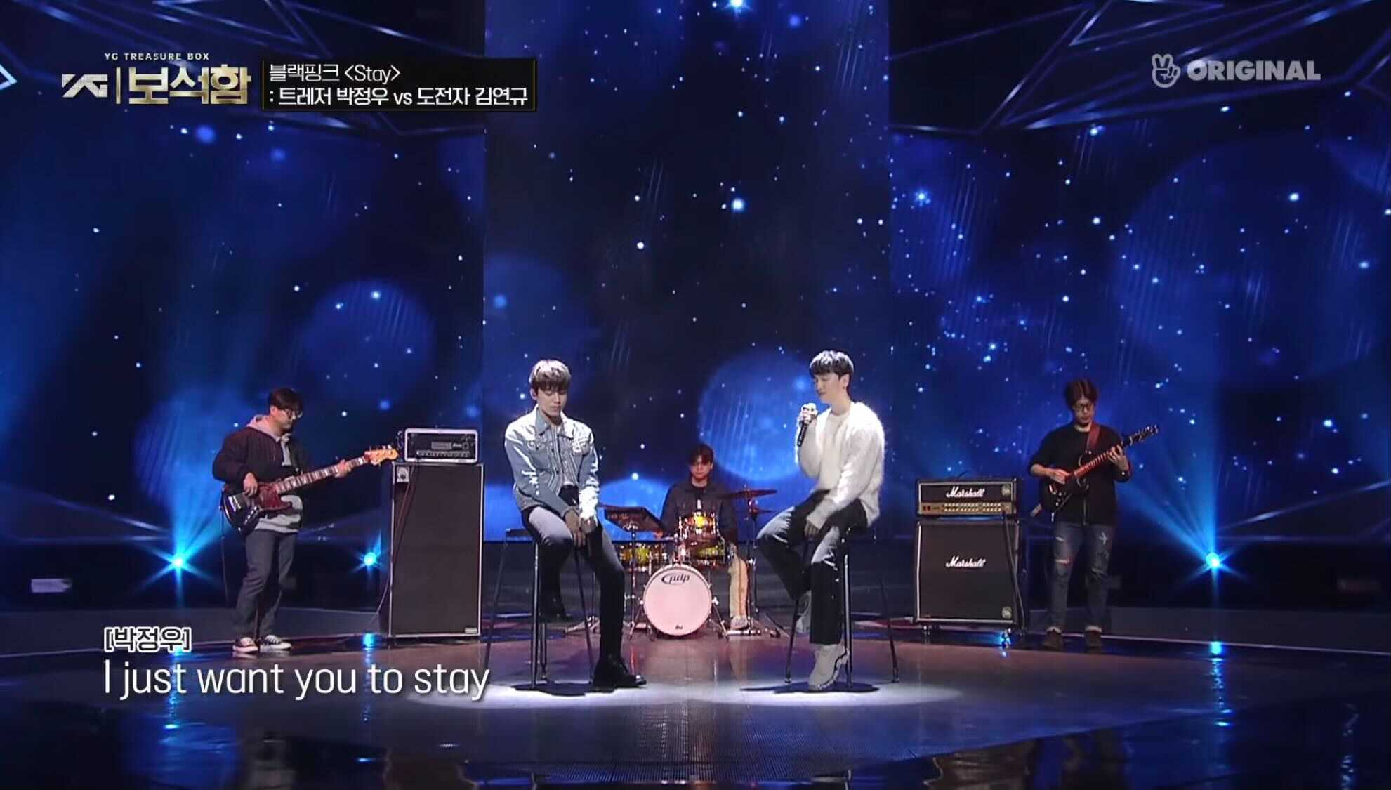 パク・ジョンウvsキム・ヨンギュ  ／「YG宝石箱」公式YouTubeより