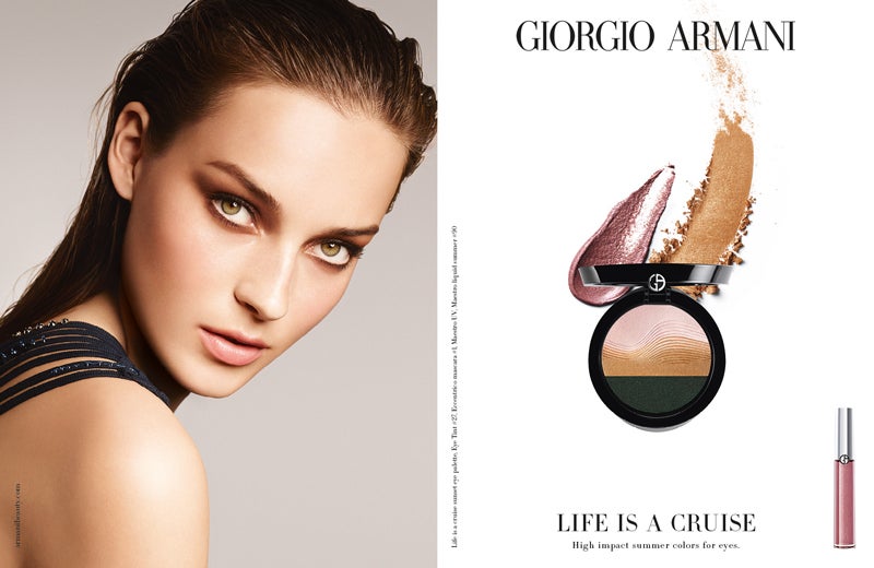 【ジョルジオ アルマーニ ビューティ】海の色をイメージした「サンセット アイ」で魅惑のサマーフェイス！