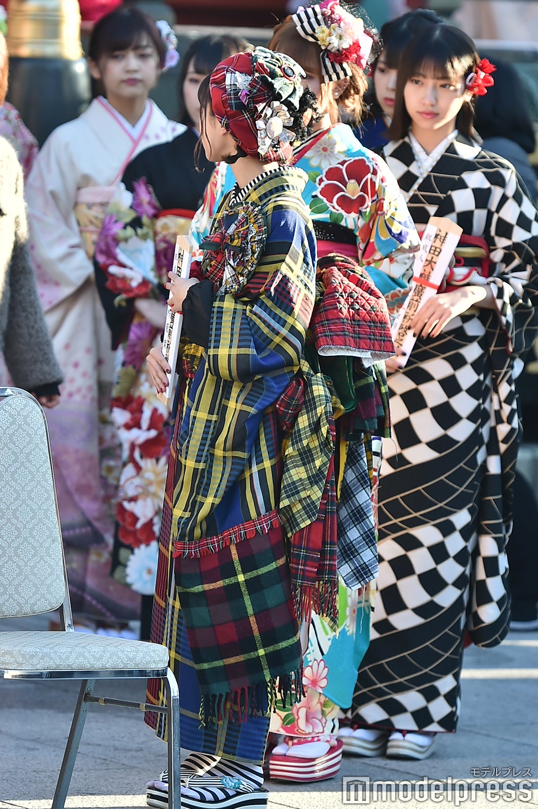 手作り振袖が話題を呼んだ外薗葉月／AKB48グループ成人式記念撮影会 （C）モデルプレス