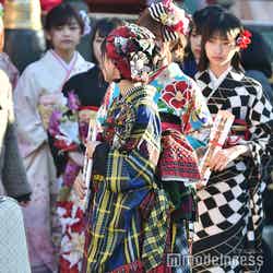 手作り振袖が話題を呼んだ外薗葉月／AKB48グループ成人式記念撮影会 （C）モデルプレス