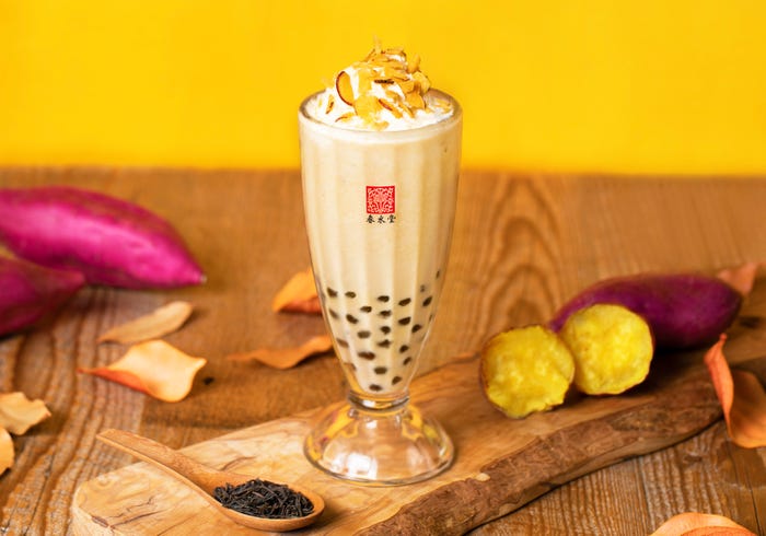 春水堂「タピオカ安納芋ミルクティー」濃厚な安納芋のコクを味わうアレンジティー