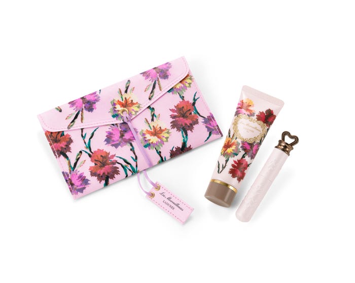 「レ・メルヴェイユーズ ラデュレ ハンドクリーム & ルージュ コフレ」/画像提供:レ・メルヴェイユーズ ラデュレ