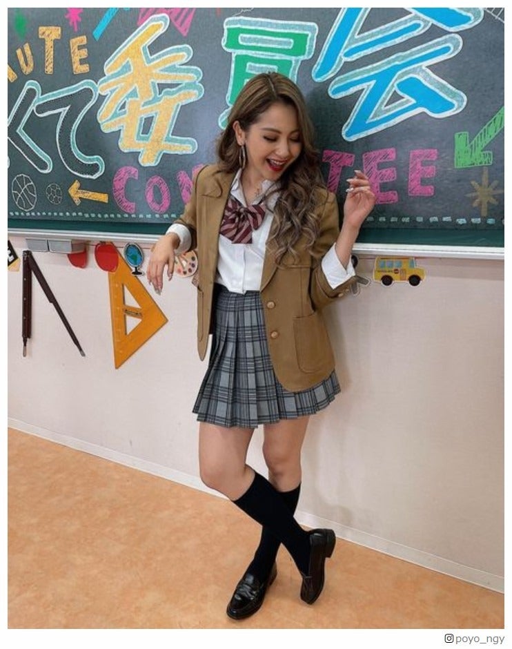 ゆきぽよ、“ギャルJK”姿に反響「制服似合いすぎ」「学校に居たら幸せ」
