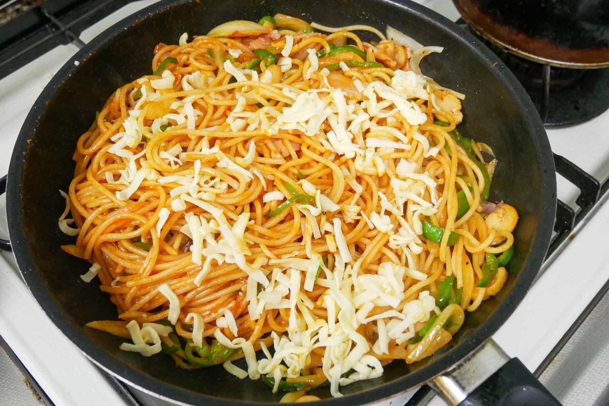 昭和喫茶店のナポリタン