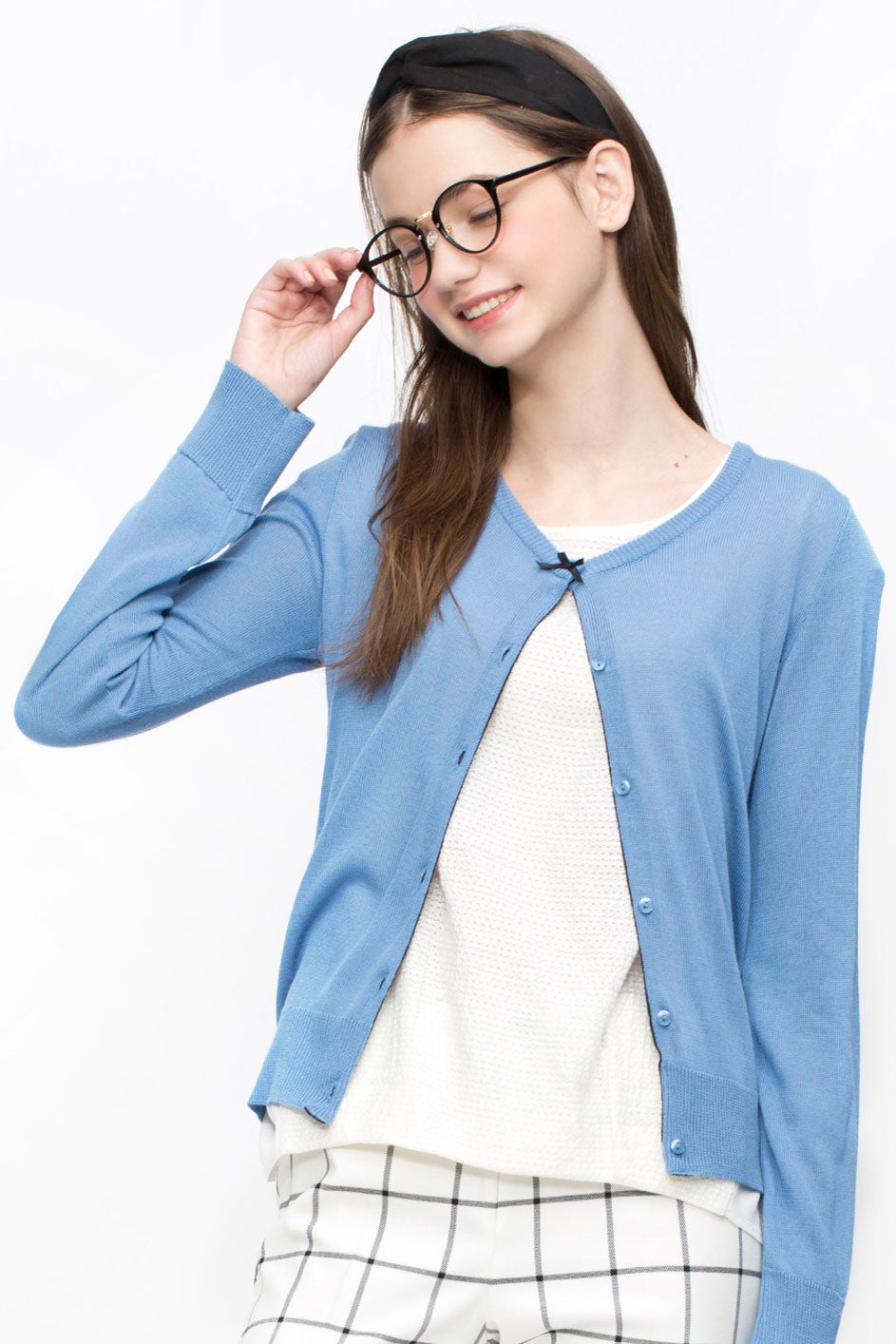 リボンニットカーディガン「riana」6,728円（税込）