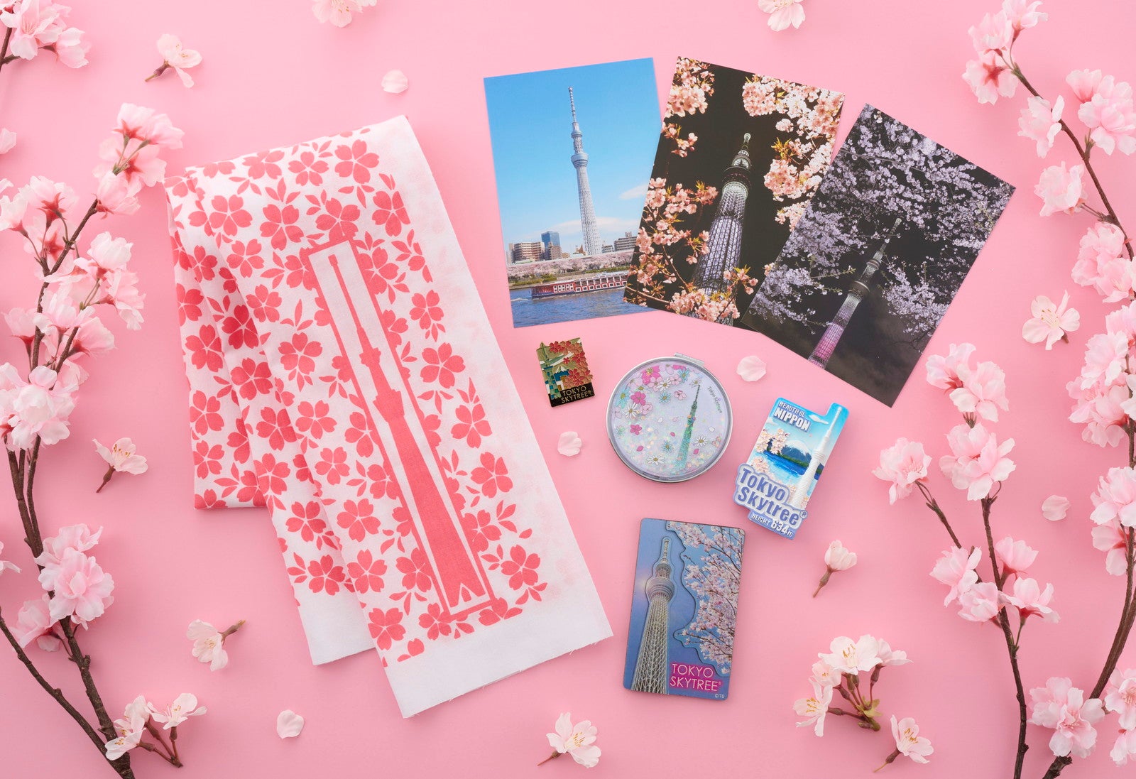 桜グッズ（イメージ）（C）TOKYO-SKYTREE