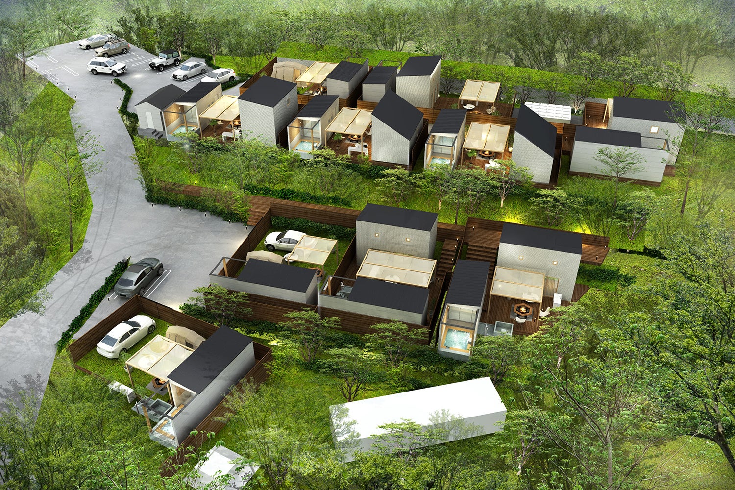 ザ ベース グランピング湯河原／画像提供：ブッキングリゾート