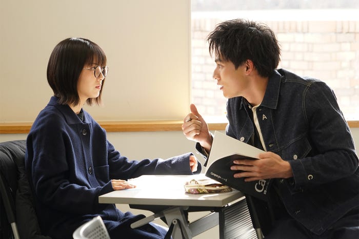 浜辺美波、岡田健史「ウチの娘は、彼氏が出来ない!!」最終話より(C)日本テレビ