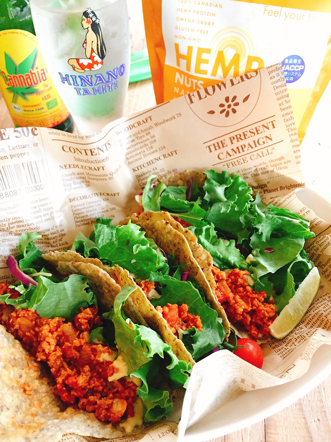HEMPベジミートタコス／画像提供：酵素食道