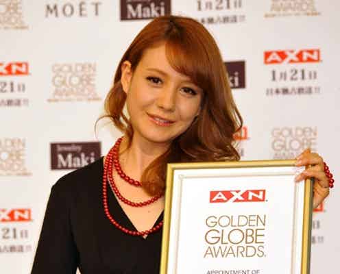 トリンドル玲奈、スリットドレスで美脚をチラリ 女優業に意欲