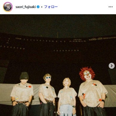 Saori公式Instagramより