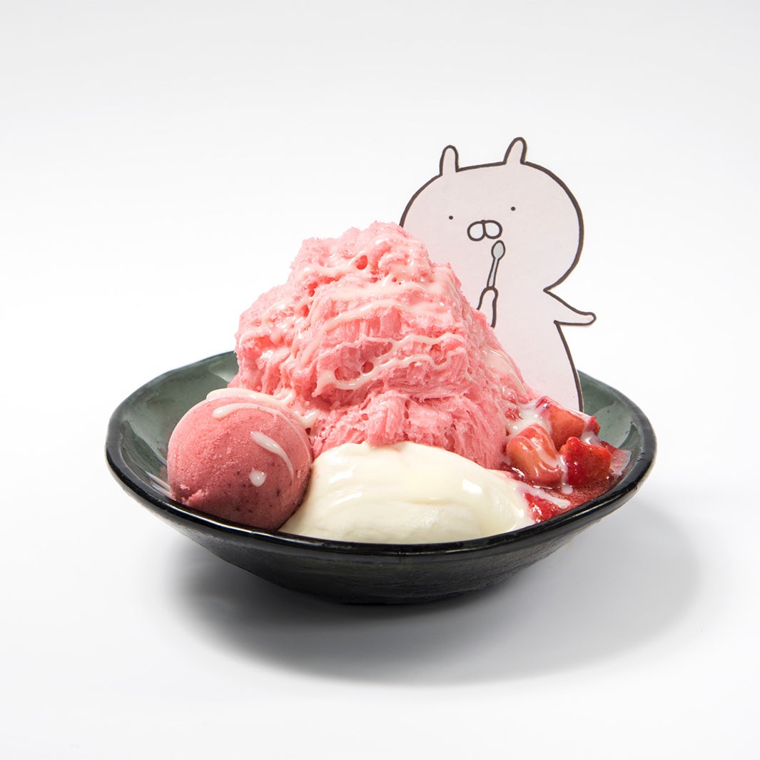 “うさこ”いちごかき氷／画像提供：レッグス