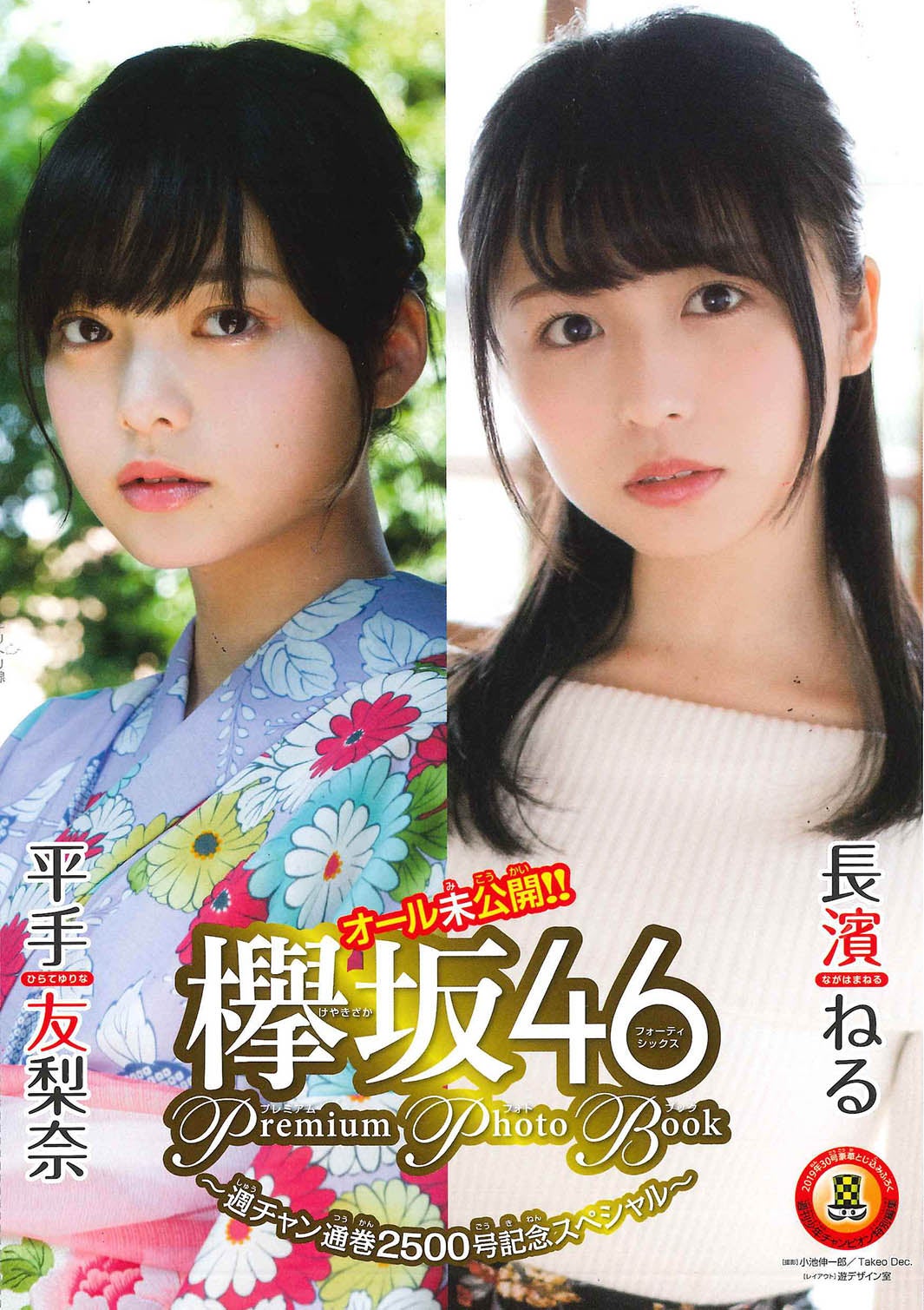 （左から）平手友梨奈、長濱ねる（提供写真）