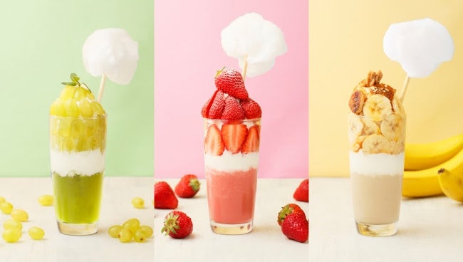新“ボンボンスムージー”がビブリオテークから限定登場　ぎっしり果物×綿あめで全方位SNS映え