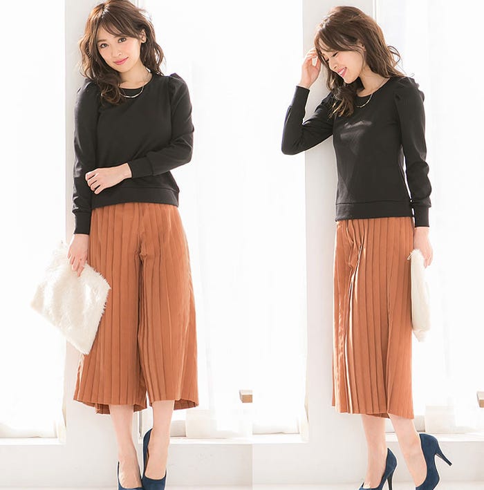 プリーツガウチョパンツ「神戸レタス」2990円(税込)/画像提供:神戸レタス