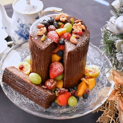 今年のクリスマスはこれで決まり!無印良品「特大塩チョコバウム」で作るブッシュドノエル