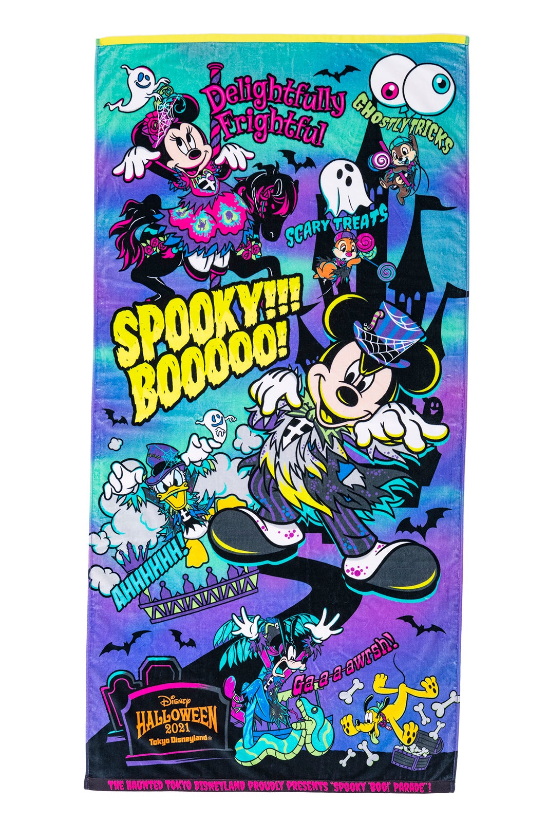 ワイドバスタオル¥3,400（C）Disney