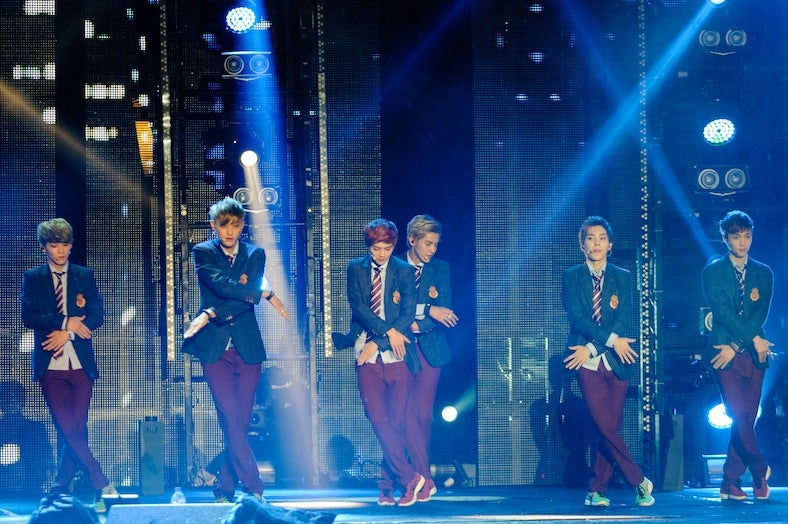 ライブ出演したEXO／「MTV World Stage Live in Malaysia 2013」(C)MTV Asia/Lucas Lau