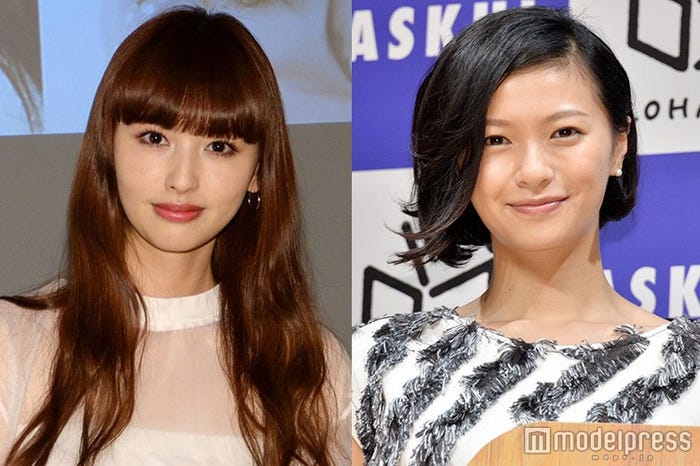 榮倉奈々(右)との“黄金コンビ”2ショットを公開した鈴木えみ(左) (C)モデルプレス
