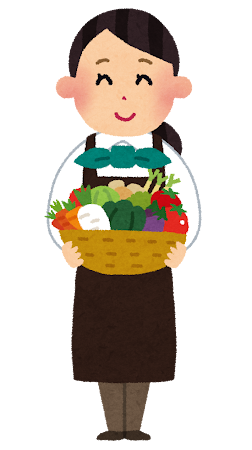 絵に描いた餅のイラスト(男性)