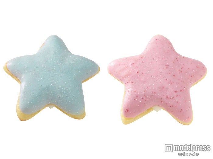 （左から）カルピススタードーナツ　ソーダ、カルピススタードーナツ　ストロベリー