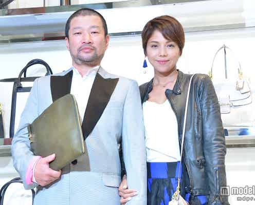 木村祐一夫妻、結婚会見以来初の2ショット 腕組でラブラブアピール