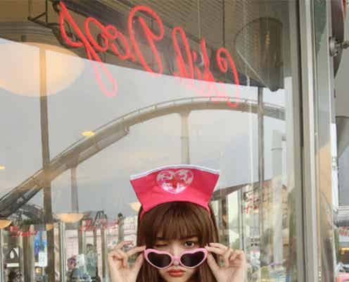 なちょす・れいぽよら、USJで谷間チラリSEXYナースコス披露「激カワ」と絶賛の声