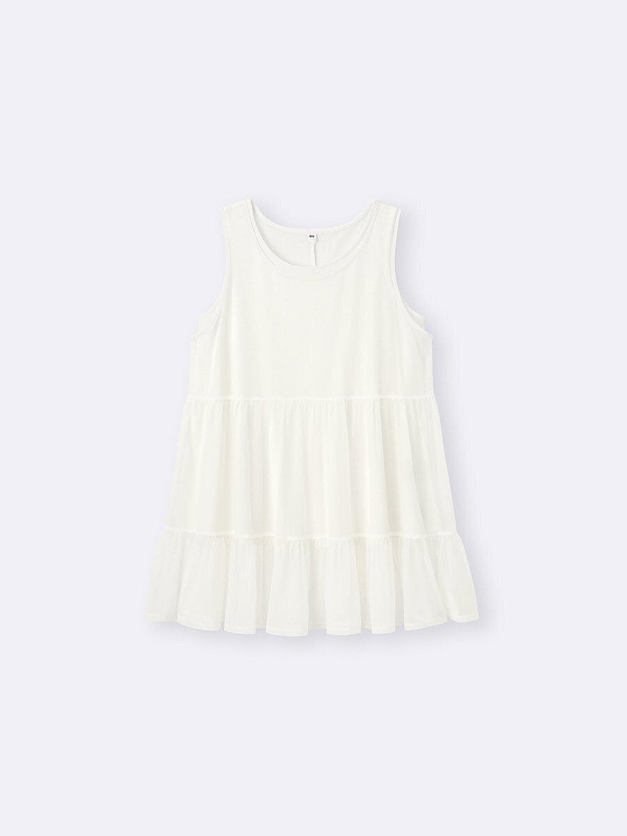 GUの2ピースチュールチュニック