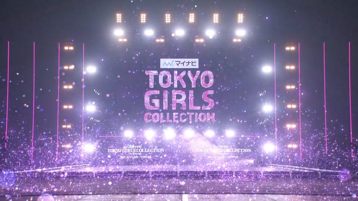 オープニングの模様(C)マイナビ 東京ガールズコレクション 2021 AUTUMN/WINTER