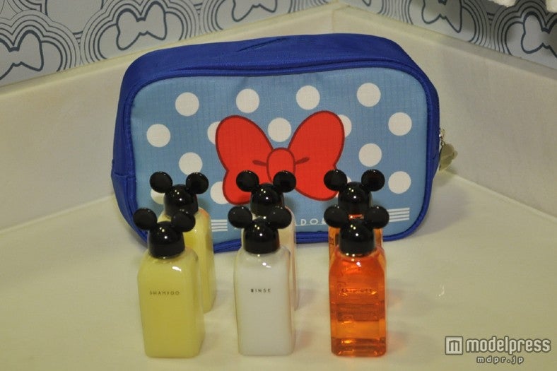 ミニーマウスルームのアメニティ