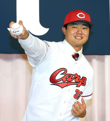 最速159キロの広島ドラ4工藤 守護神へ名乗り「1年目からセーブ王を目標に」「敵チームに絶望感を与えられるように」