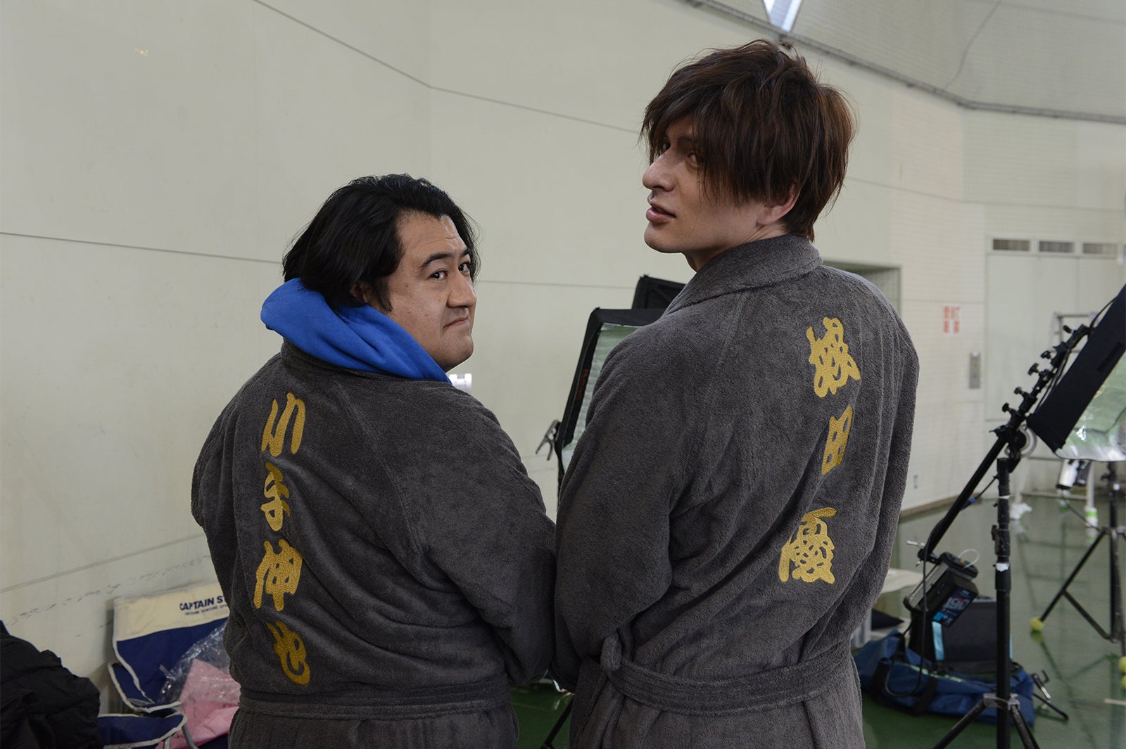 小手伸也＆城田優（C）テレビ朝日