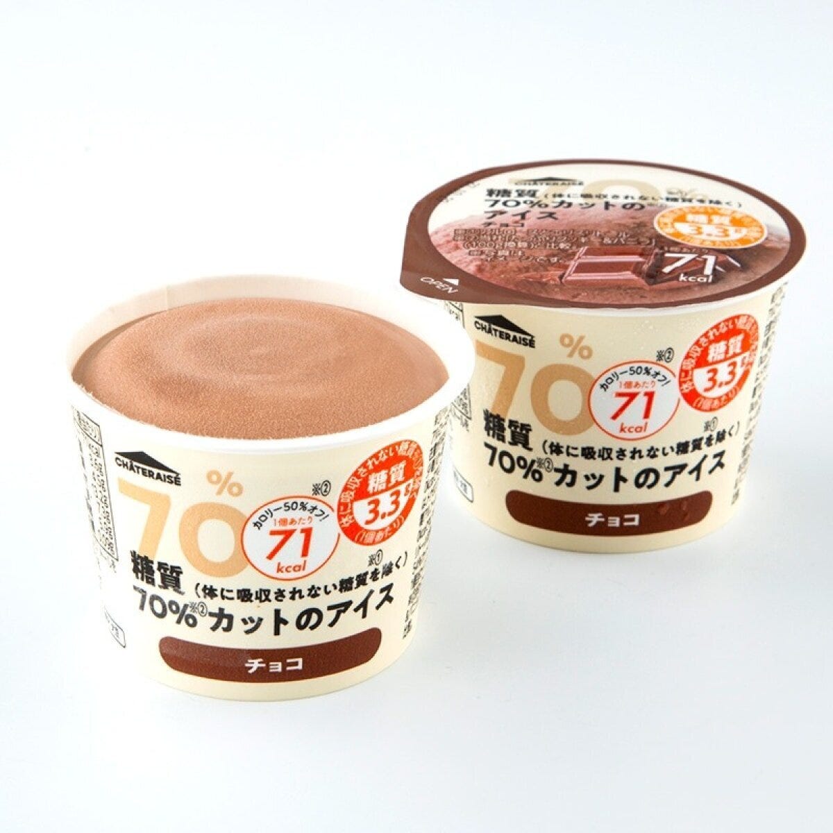 シャトレーゼ 糖質70%カットのアイスチョコ4個入 シャトレーゼ 糖質70%カットのアイスチョコ4個入